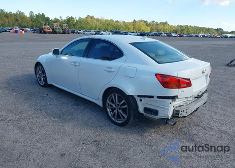 2008 Lexus Is 250 из США, поврежденный, VIN JTHBK262185081353